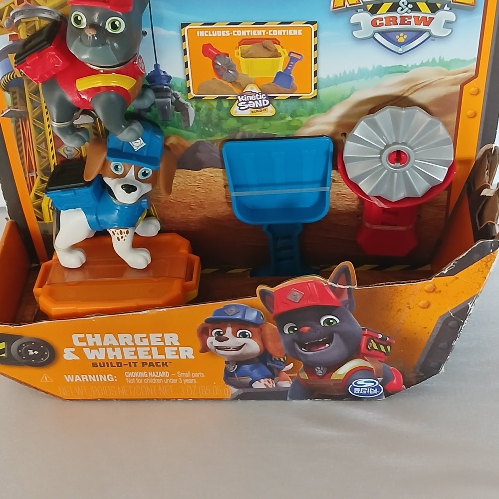 Paw Patrol Charger & Wheeler Build & Play Set - Red, Blue, and Gray